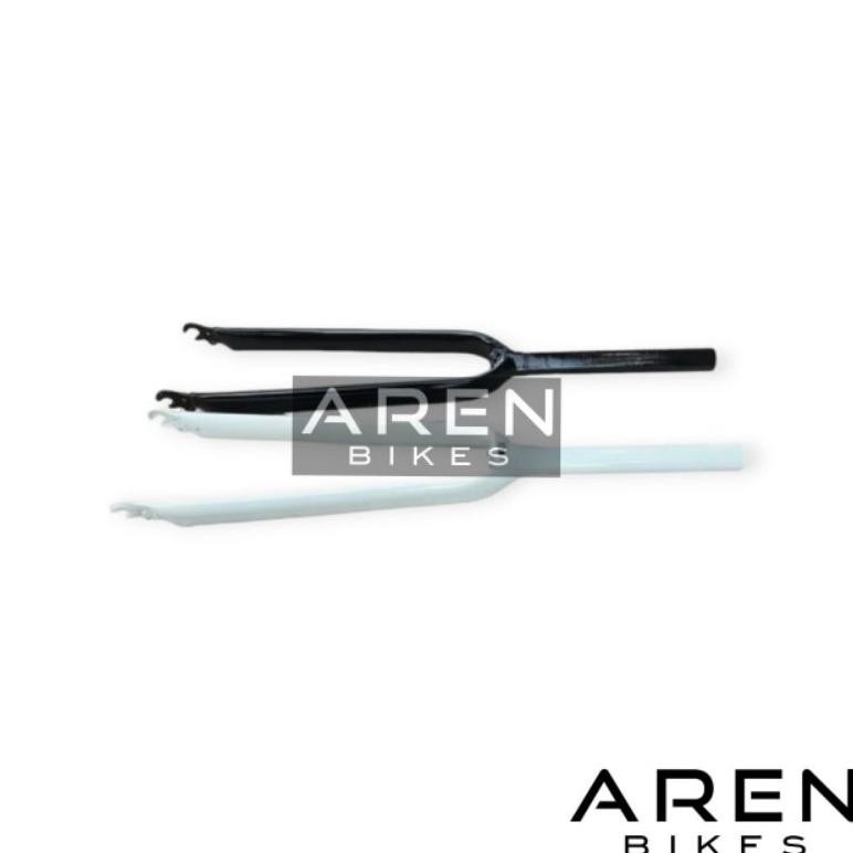 Eelic Fork Sepeda Fixie 700 C 700C Garpu Standar Dan Oversize Os 22.2 25.4 28.6 Hitam Putih Merah Bi