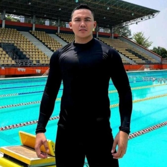 BEBAS ONGKIR - Manset Baslayer Panjang Hitam Polos  Kaos Sport Pria manset lengan panjang