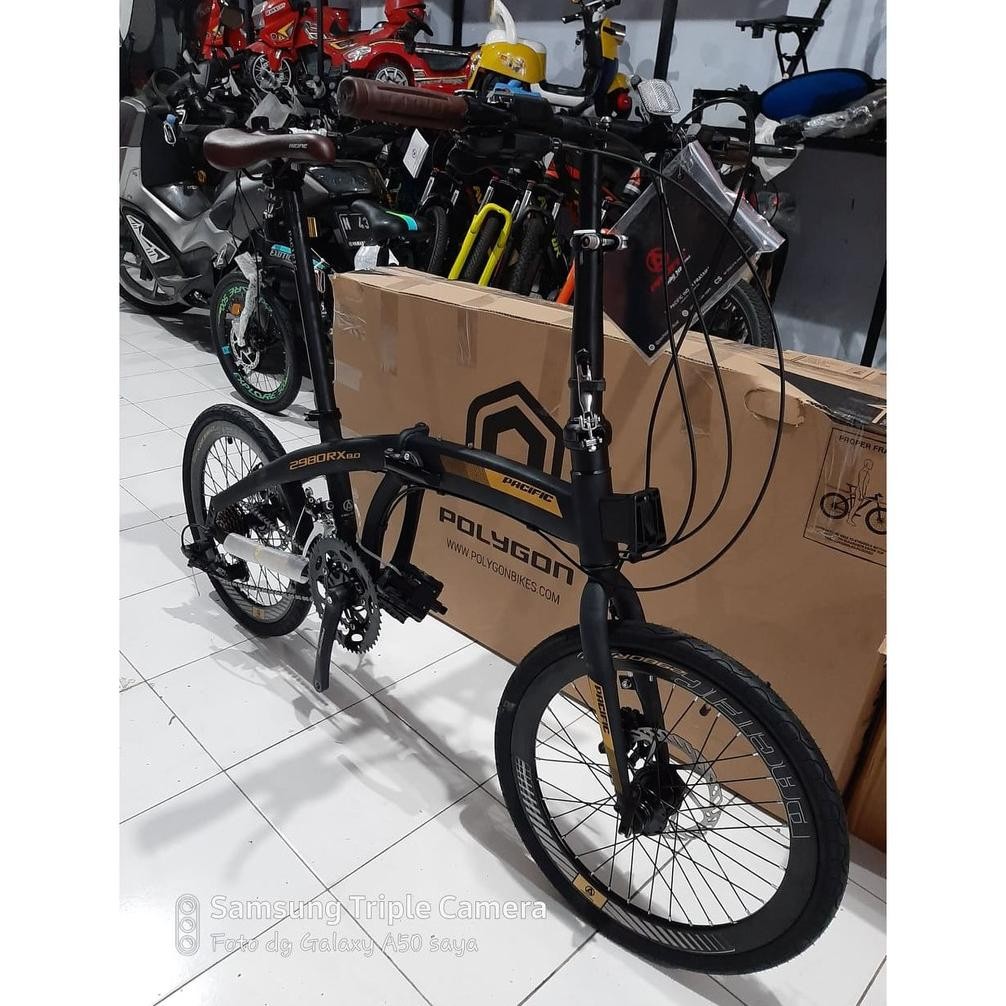 Original SALE Sepeda Lipat FOLDING BIKE 20 inch PACIFIC 2980 RX 8.0 Hydraulic Hidrolik 2 x 8 speed