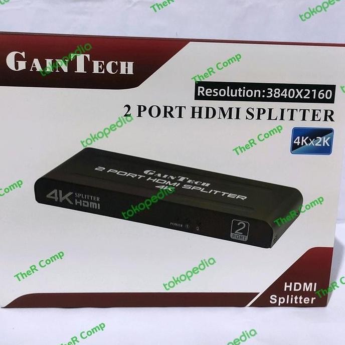 DT100 }} Hdmi Splitter 2 Port Gaintech