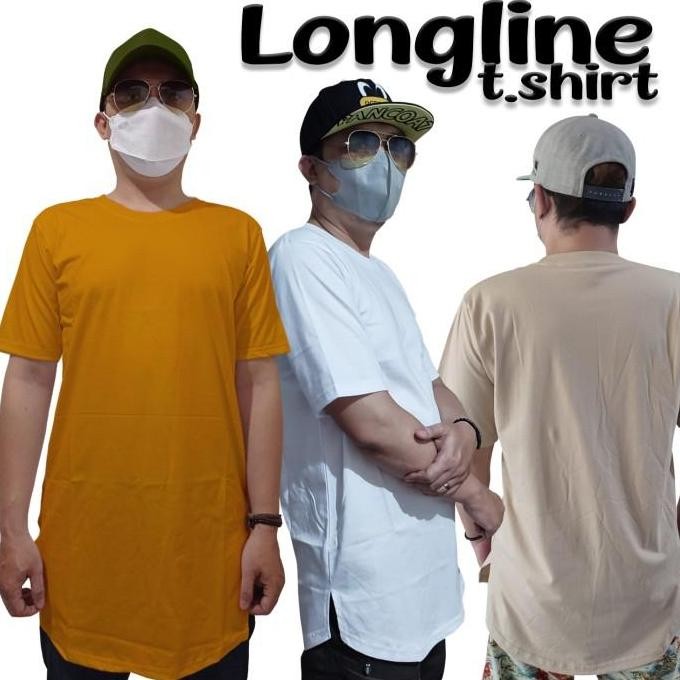 Kaos Polos Longline combed 30s premium