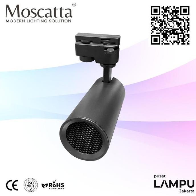 Moscatta Track Light Rell with honeycomb compatible for philips master MR16 + trafo philips