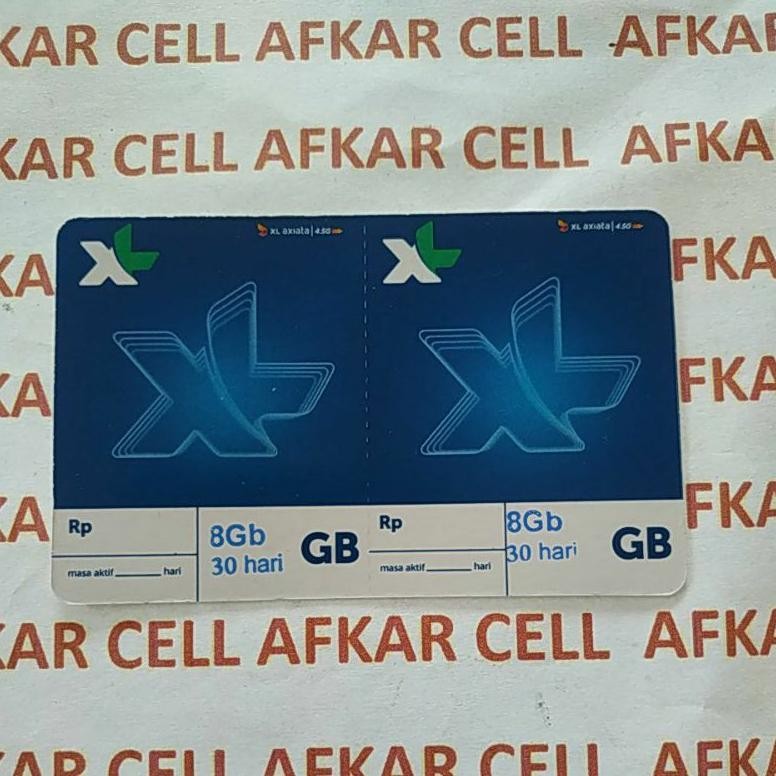 Voucher Xl 8Gb 30Hari