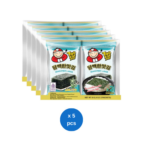 

Tao Kae Noi Seasoned Laver Original 2s @ 4gr x 5 pcs