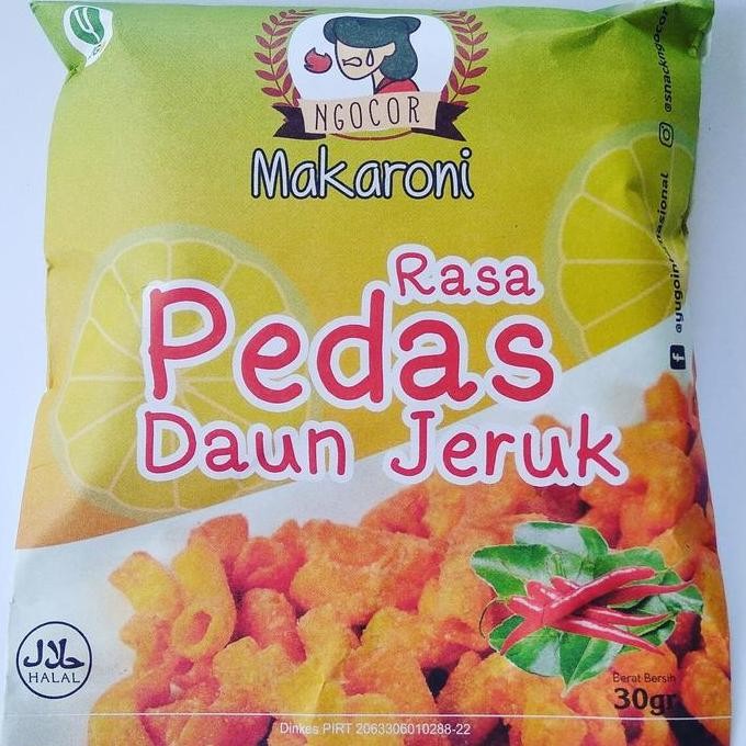 

JR26 makaroni ngocor rasa pedas daun jeruk