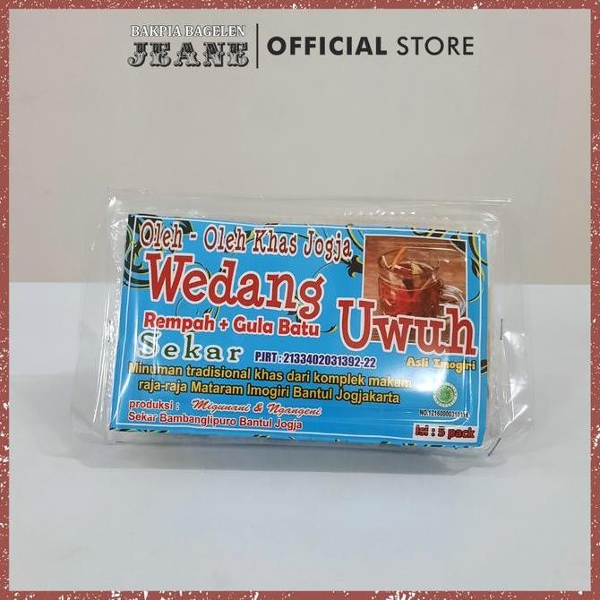 

JR26 WEDANG UWUH isi 5 pcs kemasan Mika dan Besek