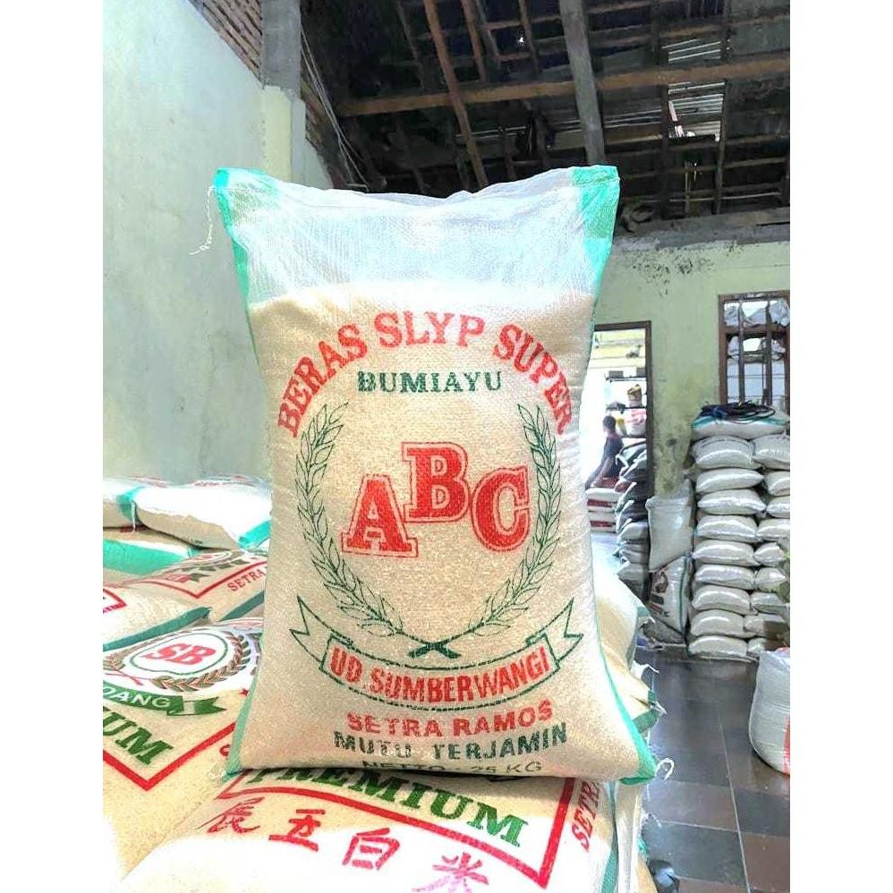 

Beras Setra Ramos Slyp Super Cap Abc Bumi Ayu 5Kg Dan 20Kg