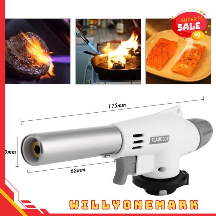 KEPALA PORTABLE GAS TORCH FLAME GUN LAS BUTANE BLOW TORCH API JET PRODUK TERBAIK