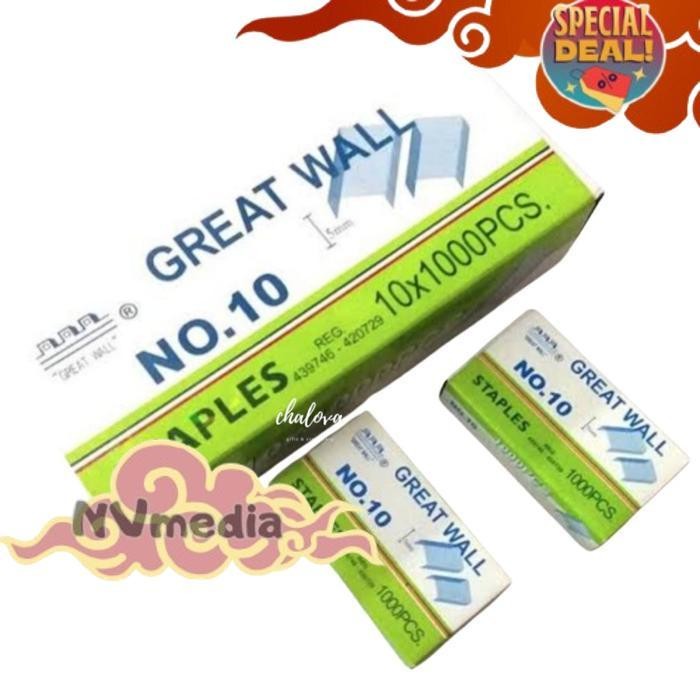 

Terbaik [Slop] Isi Stapler No 10 Great Wall / Isi Staples Kecil No 10 Gw / Isi Jepretan / Isi Hekter Isi 10 Pcs