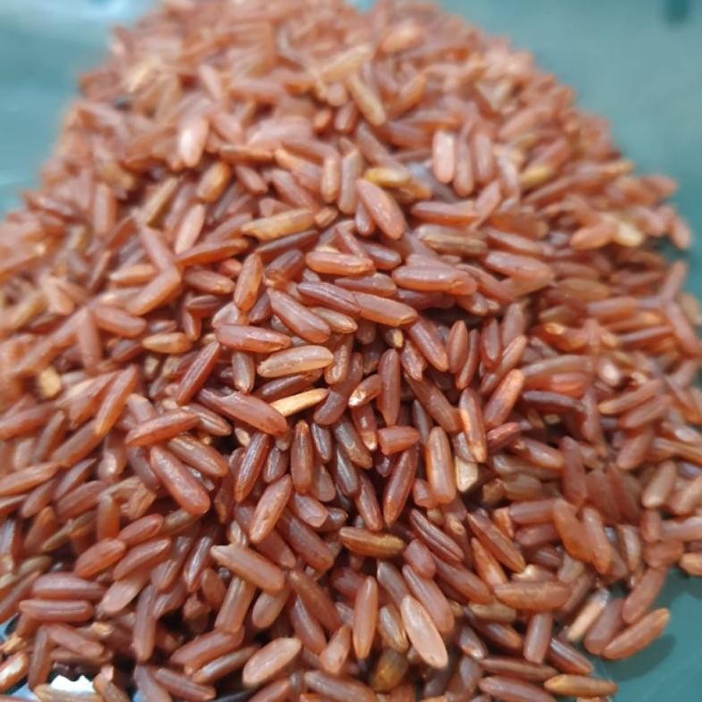 Beras Merah Sosoh Cap Topi Tani 5 Kg