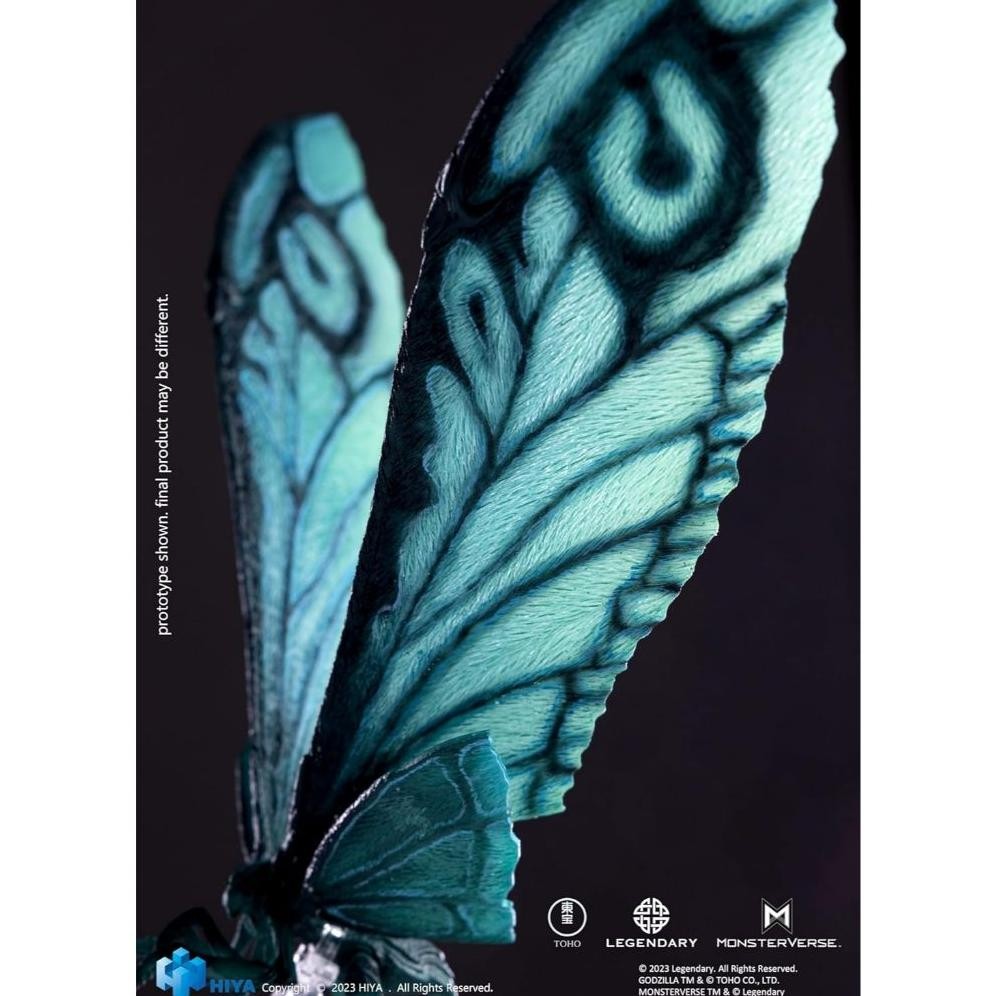 HIYA TOYS GODZILLA (2019) MOTHRA EMERALD TITAN VERSION EXQUISITE BASIC SERIES ACTIONFIGUR ORIGINAL