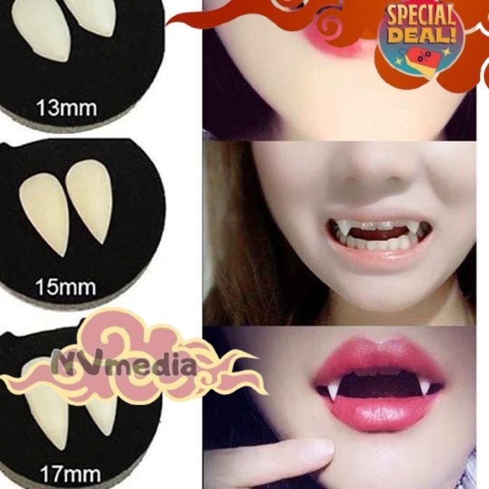 Siap Dikirim Gigi Gingsul + Lem Gic Halloween