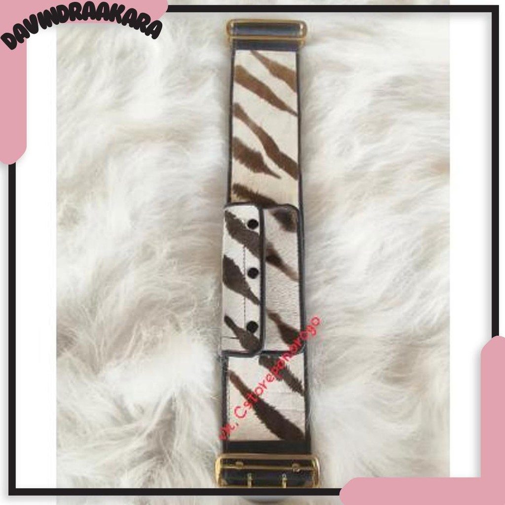 K3- 88 SABUK BOPO KULIT MOTIF MACAN 9 CM / Sabuk bopo anak / sabuk otok / reog / barongan / caplokan