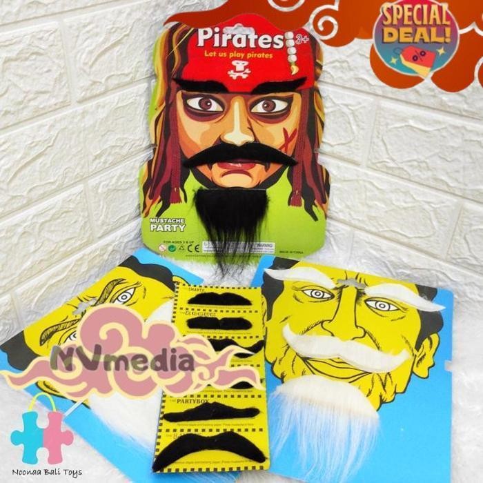 Terbaik Kumis Jenggot Palsu Cosplay Berbagai Varian