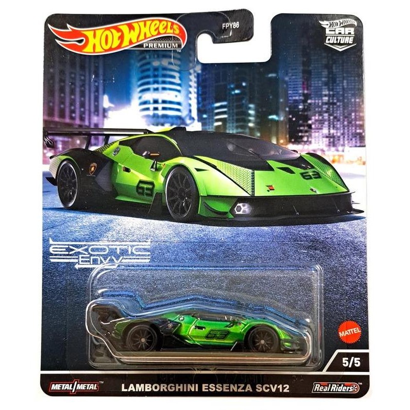 HOT WHEELS EXOTIC ENVY LAMBORGHINI ESSENZA SCV12
