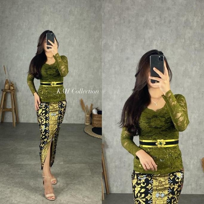 Kebaya Bali Set / Kebaya Modern / Kebaya Tile Stik / Kebaya Wisuda