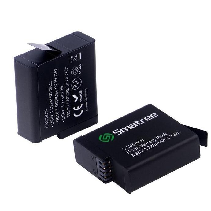 TERLARIS - Smatree Battery for GoPro HERO 7 HERO 6 HERO HERO 208 HERO7 HERO6 HERO HERO208 Black Bate