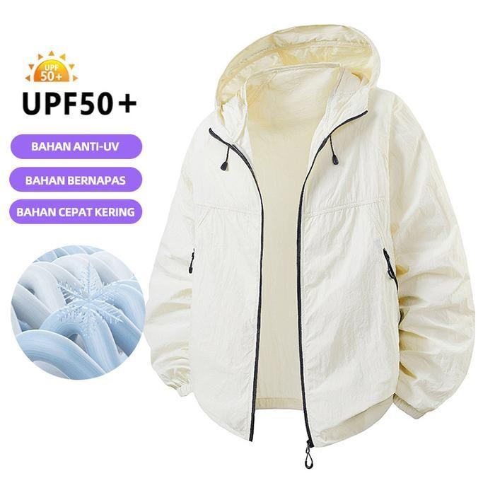 OGO Owngrace Jaket Anti UV Pria Jaket Motor Tahan Angin Anti Sinar UV Tahan Air Tahan Noda Minyak Ou