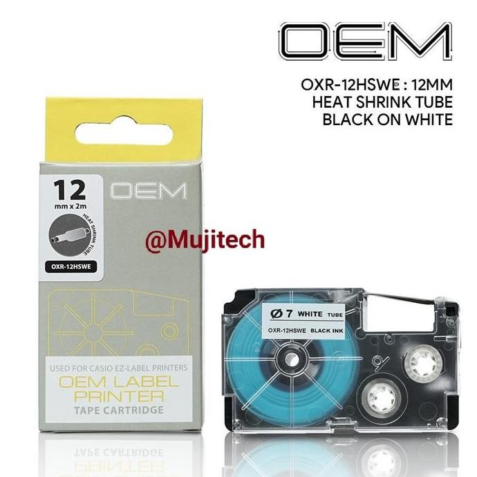 

PROMO DISKON - OEM LABEL HEATSHRINK TUBE 2MM HEAT SHRINK TAPE CASIO KABEL HSWE