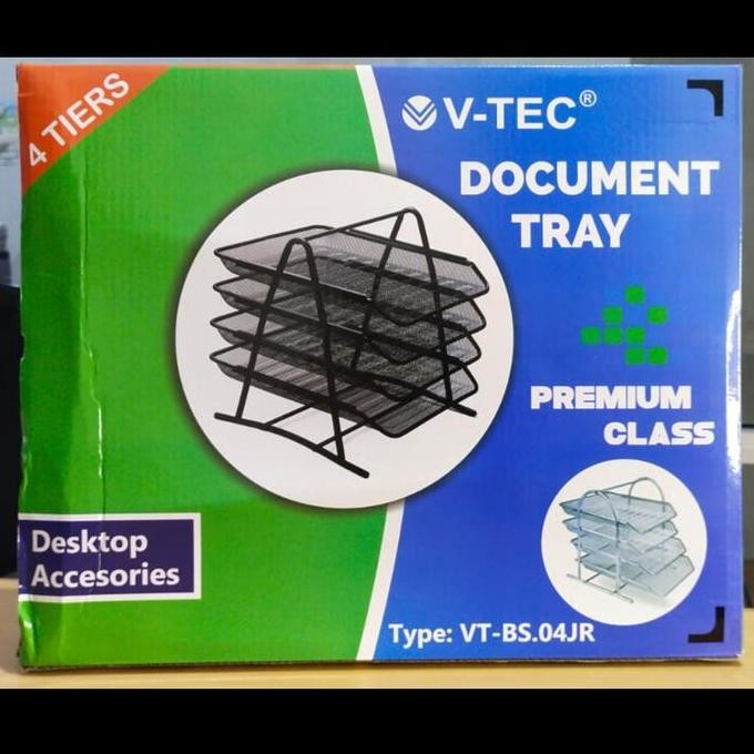 

PROMO - BAK SURAT V-TEC DOCUMENT TRAY 4 SUSUN JARING VT-BS.04JR