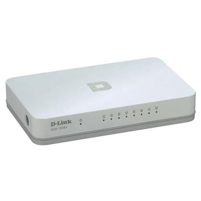 BEBAS ONGKIR - SWITCH 8PORT DLINK 8PORT DGS-008A DLINK GIGABIT LAN 8PORT HUB 8PORT