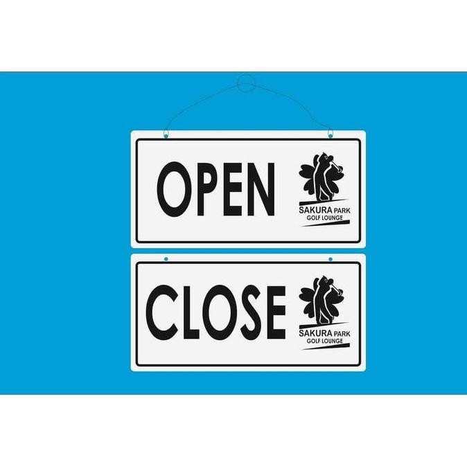 

PROMO DISKON - Sign Label Custom OPEN CLOSE DLL