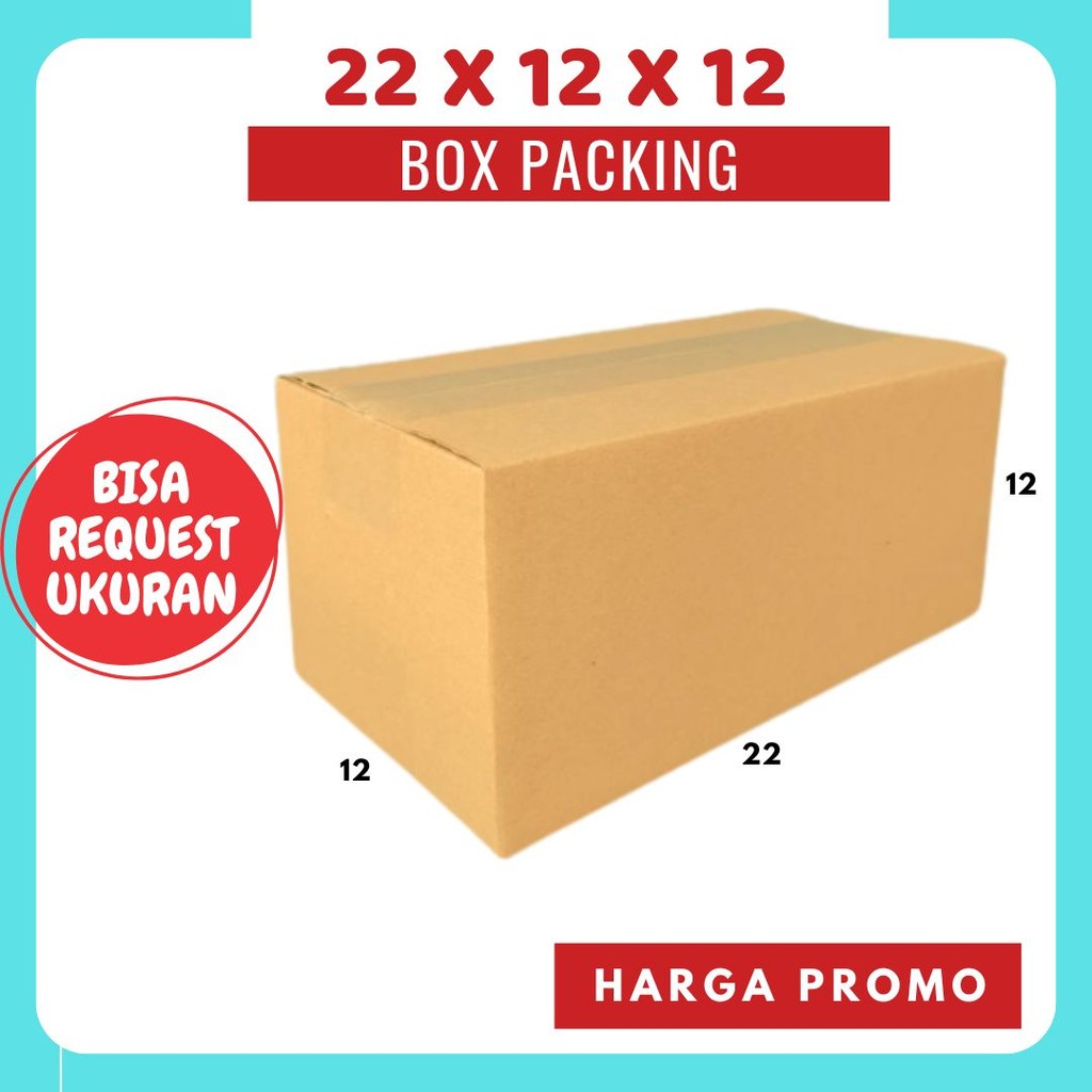 

Kardus 22x12x12 Box A1 Packing Karton Dus Kotak Kemasan kosmetik Jamu Obat Madu