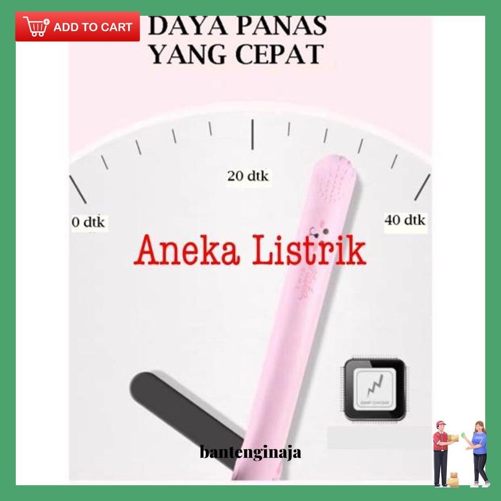 Catokan Mini Sonar Lurus Dan Keriting - Catok Rambut 2 In 1 Bagus Murah Bisa Cod