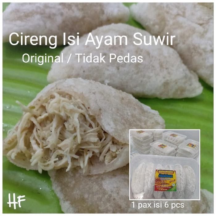 

ES Cireng Mercon frozen isi ayam suwir