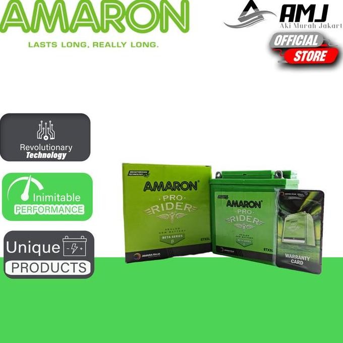 TERMURAH - Amaron Aki Motor Kawasaki Kaze ETXL / GMZ-B / YBL - Ah Aki Kering
