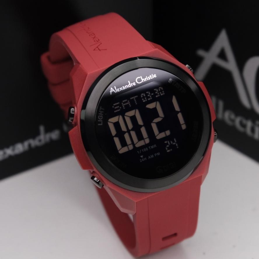 JAM TANGAN PRIA ALEXANDRE CHRISTIE AC 9371 AC9344 / AC 9342 / 9388BLACK SILICON SERIES ORIGINAL