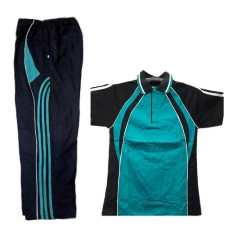 Kaos Wangki Seragam Senam Lengan Pendek Terbaru // Stelan Kaos dan Celana Trening  Pria Wanita