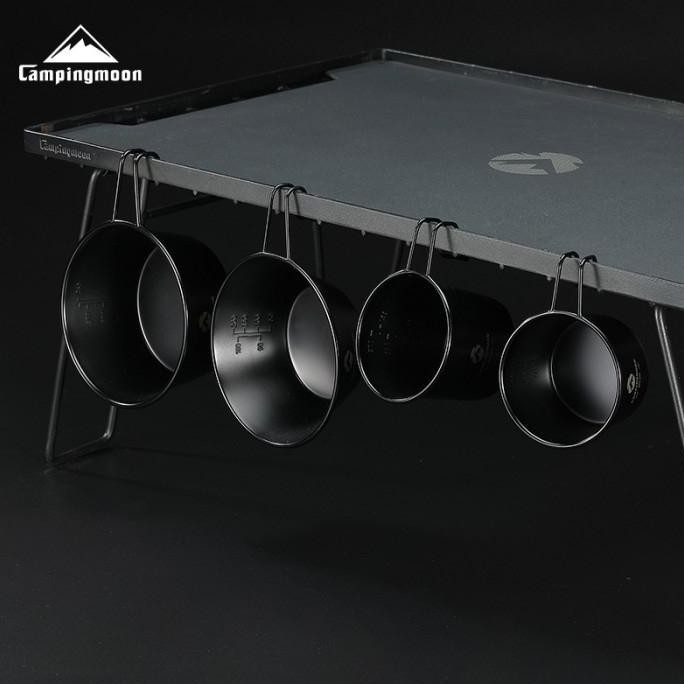 Mangkok Gelas Black CAMPINGMOON Camping