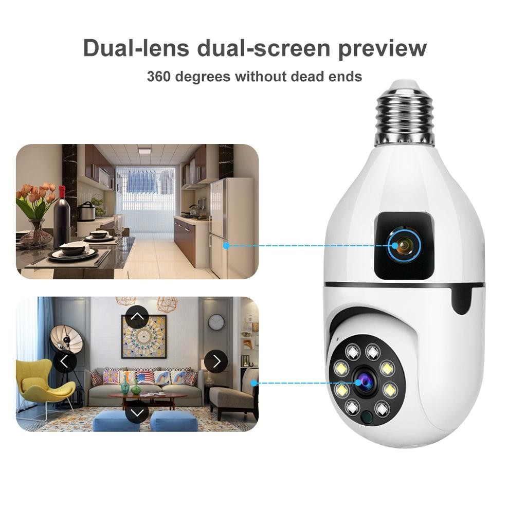 Uy-23 Cctv V380 Pro Ip Kamera Lampu 8Mp Kamera Cctv Wifi Lampu,Cctv Wifi Jarak Jauh Lewat Hp Sale