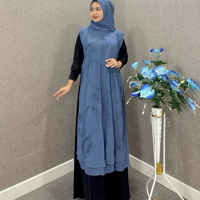 Hijab Inara Embroidery Series| Hijab Rompi | Jilbab Instan | Jilbab Kekinian | Hijab Pesta|Kerudung