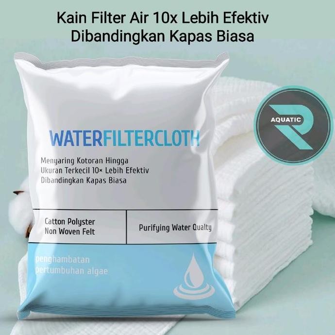 FILTER kain penjernih air sumur aquarium kolam ikan