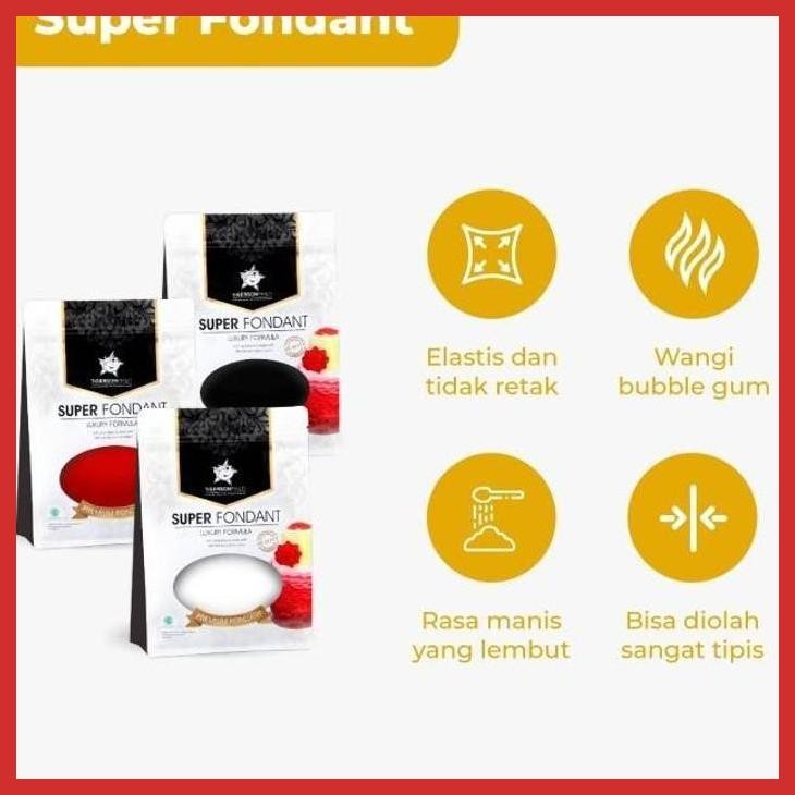 

COD SUPER FONDANT/PLASTIC ICING 1 KG BY TIGERSON PHILTI [BUMBU OLAHAN MAKANAN]