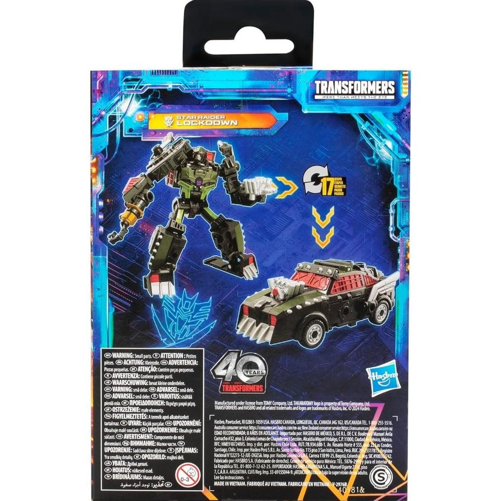 TRANSFORMERS GENERATIONS LEGACY UNITED DELUXE CLASS STAR RAIDER LOCKDOWN ORIGINAL