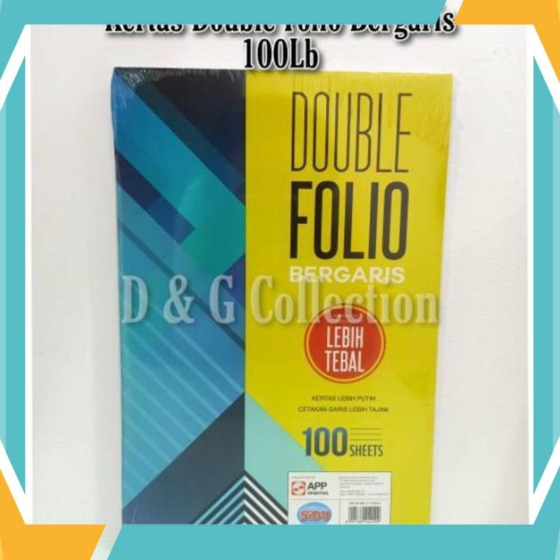 

Cuci Gudang KERTAS DOUBLE FOLIO BERGARIS SIDU 100 LEMBAR BUG-56