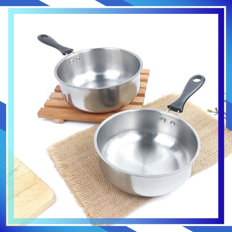 Terbaik Panci Sop Stainless Steel Panci Masak Mie Rebus Panci Sup Panci Susu Tebal YGH-90