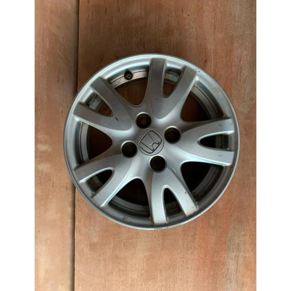 Velg Bekas OEM Honda Brio R14 4x100 Orinal Silver