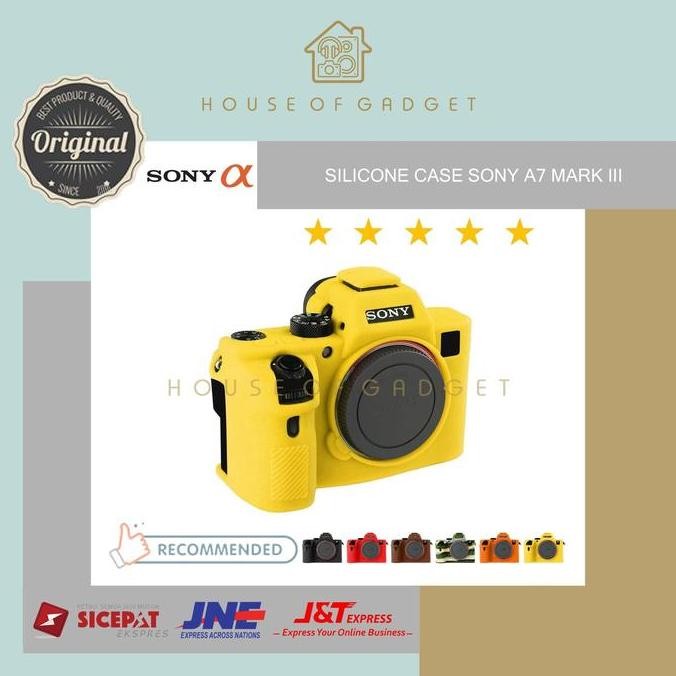 TERBARU - Silicone Case Kamera Mirrorless Sony A7iii A7Riii A7Siii A7 III MARK 3