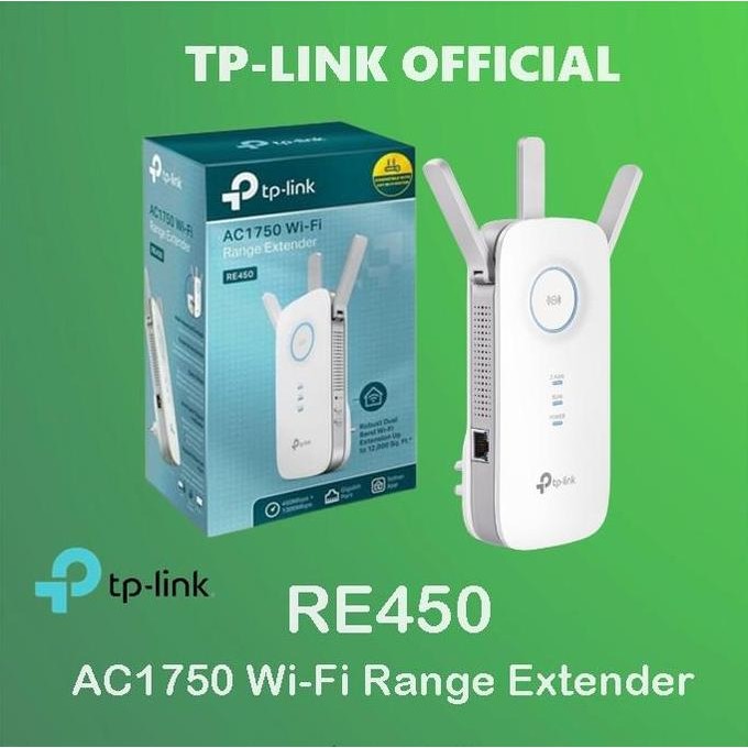 BEBAS ONGKIR - TP-Link RE450 : AC1750 Wi-Fi Range Extender TP Link RE450