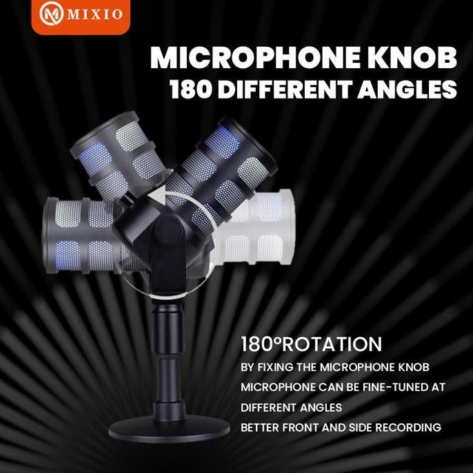 MIXIO TL-H1 Condenser Microphone USB Type-C with RGB Streaming &Gaming