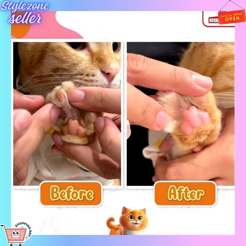 Viral Shampoo Kering Waterless Kucing & Anjing Anabul Novamos Paws & Dry Shampoo - 100ml