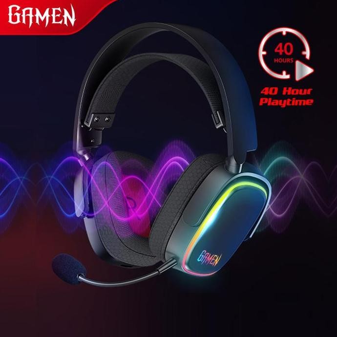 Headset Gaming Bluetooth Gamen Shadow Wireless Headphone 40 With Mic