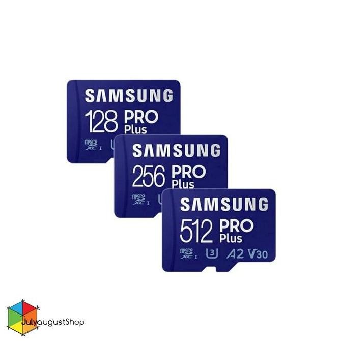 TERBARU - Samsung PRO Plus MicroSD Card SDXC - 512GB | 256GB | 128GB