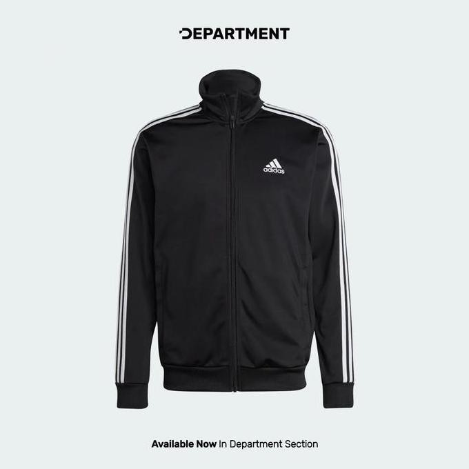 Setelan Olahraga Pria ADIDAS BASIC 3 STRIPES TRICOT TRACKTOP IC6747 ORIGINAL