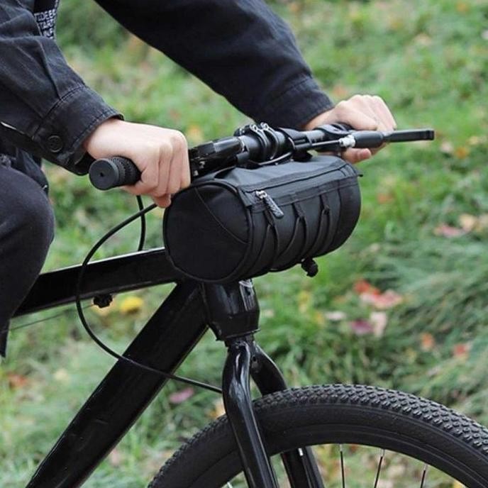 Rockb Tas Sepeda 2In1 Handlebar Frame Roadbike Waterproof Kualitas Terbaik Harga Termurah