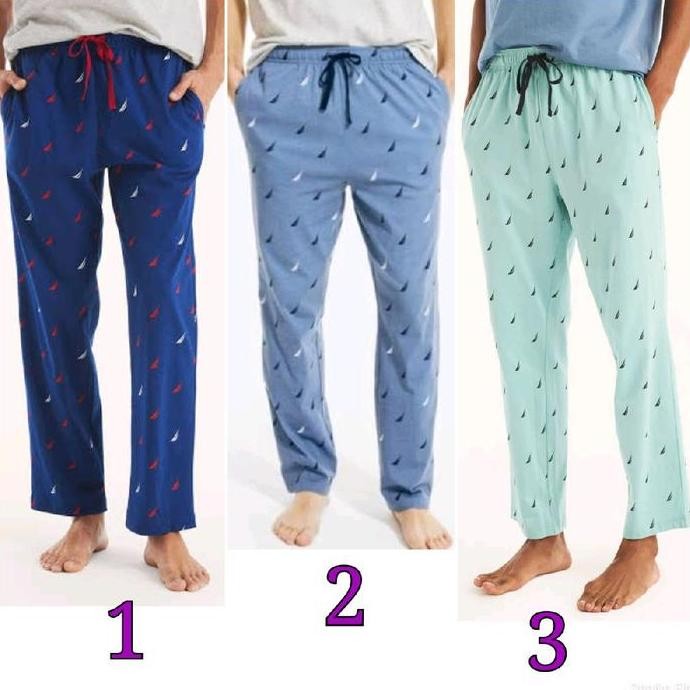 Celana Tidur Pria Big Size Besar Celana Santai Original Nautica Murah Celana Panjang Pria Katun Pend